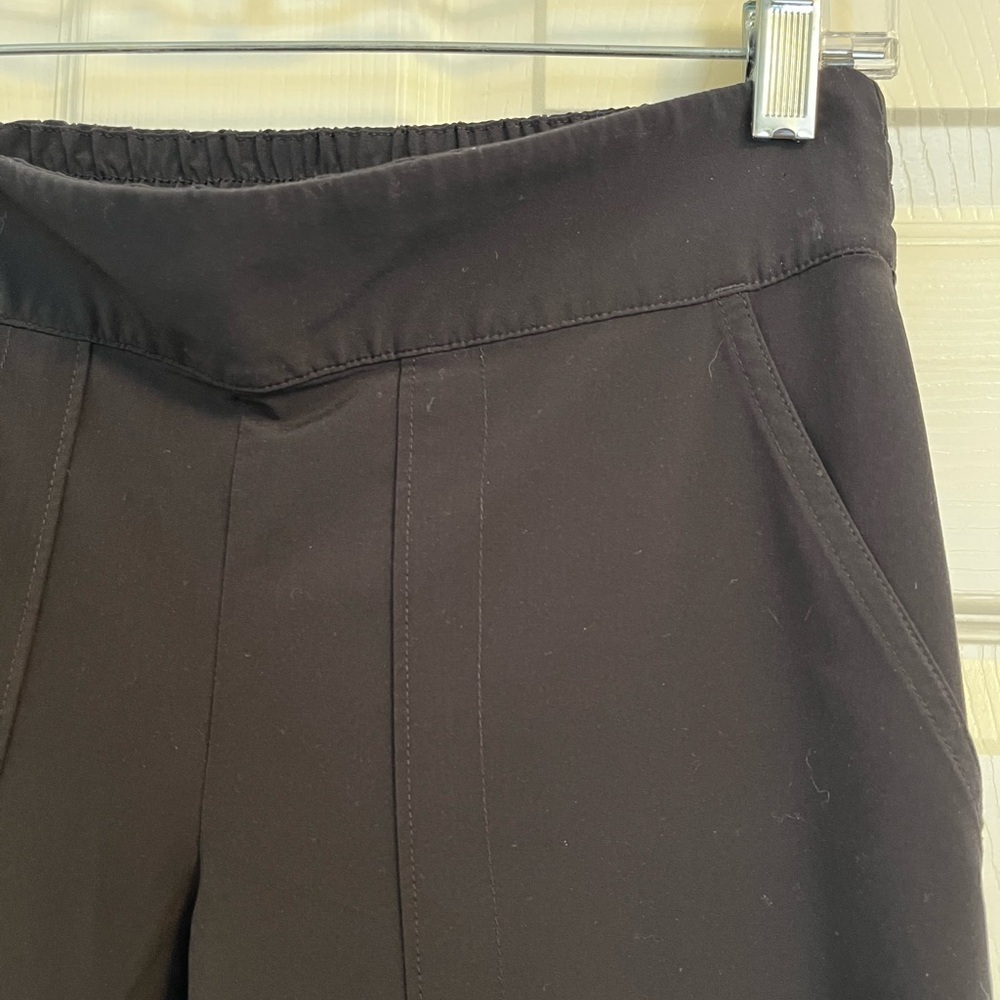 Athleta Trekkie Pull-on Black Athletic Ankle Pants Size 2 - Picture 2 of 6